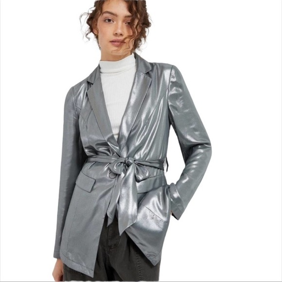 Anthropologie Jackets & Blazers - ANTHROPOLOGIE Maeve Metallic Blazer NWT in Size 4P